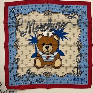 NWT Moschino Sailor Teddy Bear Scarf